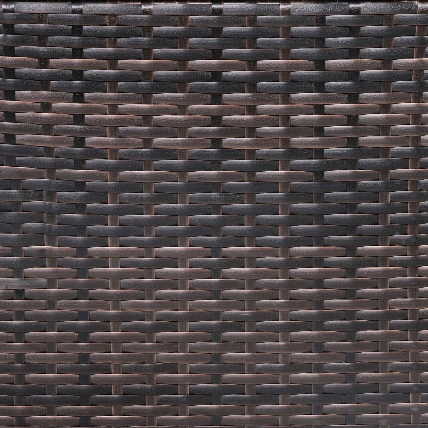 Left. Kadyn - 3 Pieces Acacia Wood Rocking Bistro Set, Outdoor Furniture Garden Conversation Sets with Coffee Table - White.