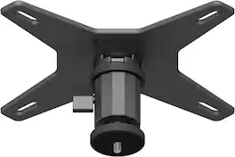 Valerion - Ceiling Mount Conversion Plate for Existing 4-Leg Mounts, No-Damage Upgrade with 360° Rotation & ±30° Tilt - Silver