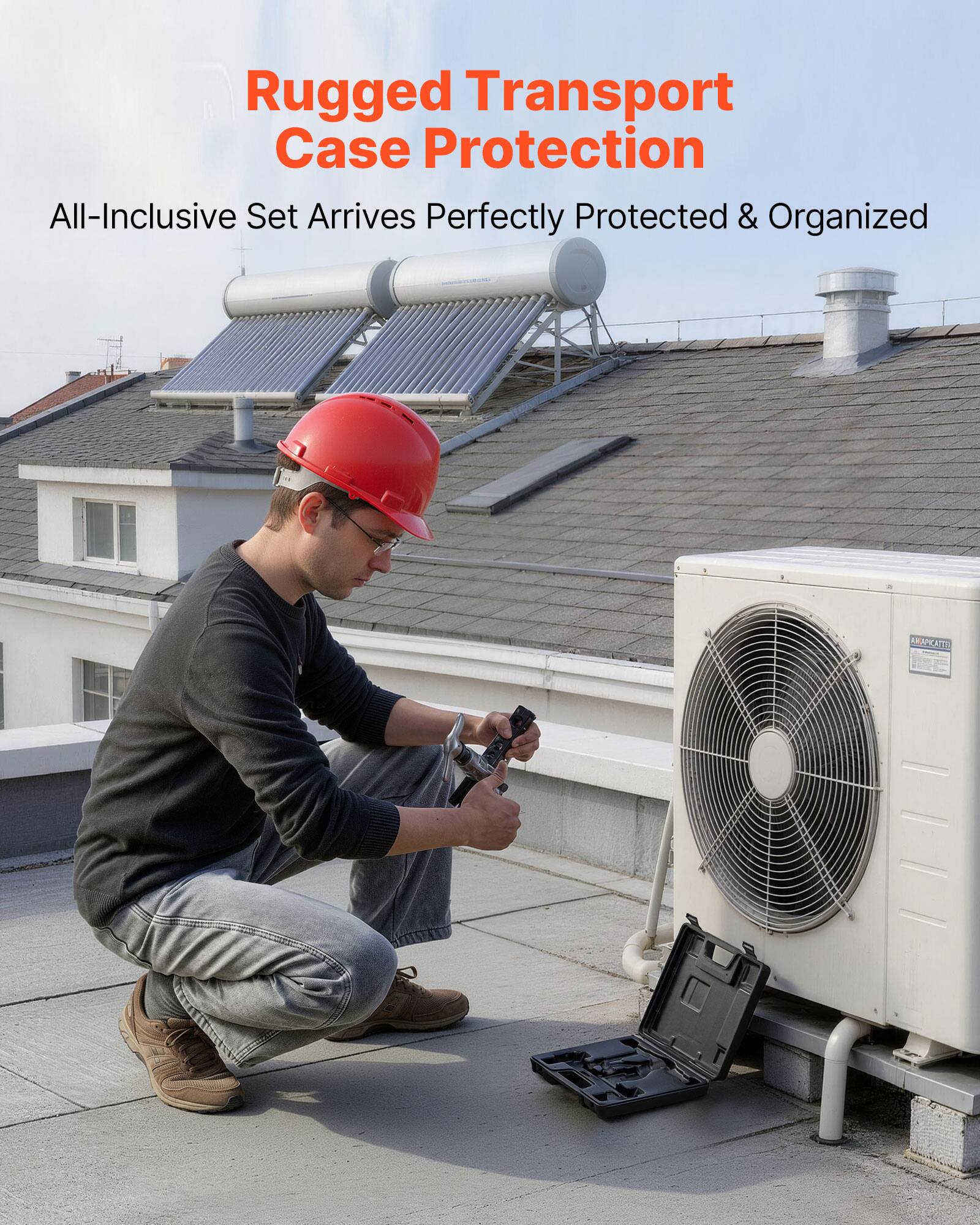 Rugged Transport Case Protection  
All-Inclusive Set Arrives Perfectly Protected & Organized
