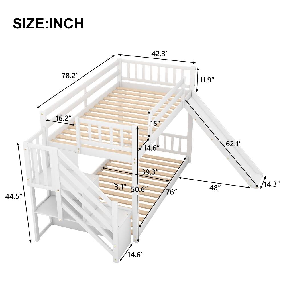 SIZE: INCH  
42.3" 78.2" 11.9" 16.2" 15" 14.6" 62.1" 44.5" 39.3" 3.1" 50.6" 76" 48" 14.3" 14.6"
