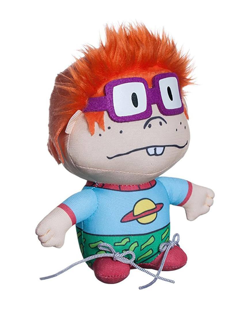 Front. Nickelodeon - Nick Toons of the 90's Chuckie 6.5" Super Deformed Plush - Red.