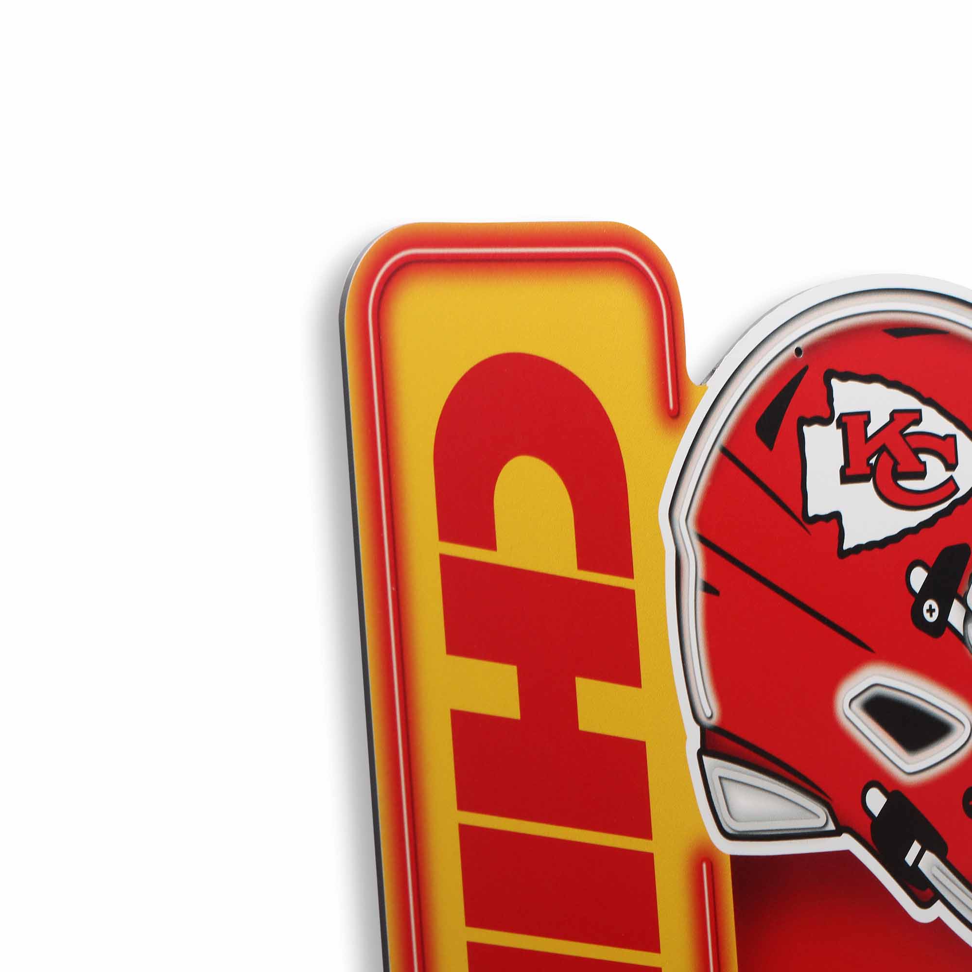 Alt View 3. Open Road Brands - Kansas City Chiefs 13" x 19.5" Fan Zone Metal Sign - Red.