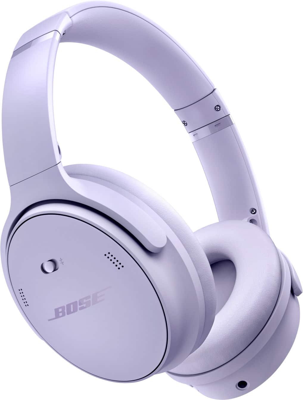 Front. Bose - QuietComfort Wireless Noise Cancelling Over-the-Ear Bluetooth Headphones - Chilled Lilac.