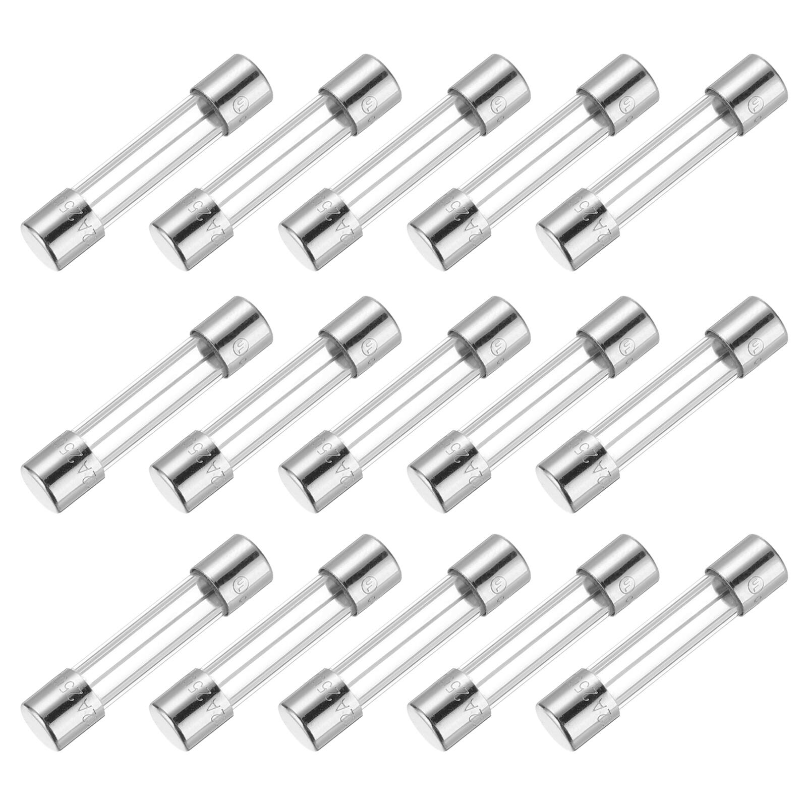 Front. Unique Bargains - 12A 250V 5x20mm Time Delay Glass Fuse UL Listed Slow Blow Fuse for Home Appliances 15pcs.