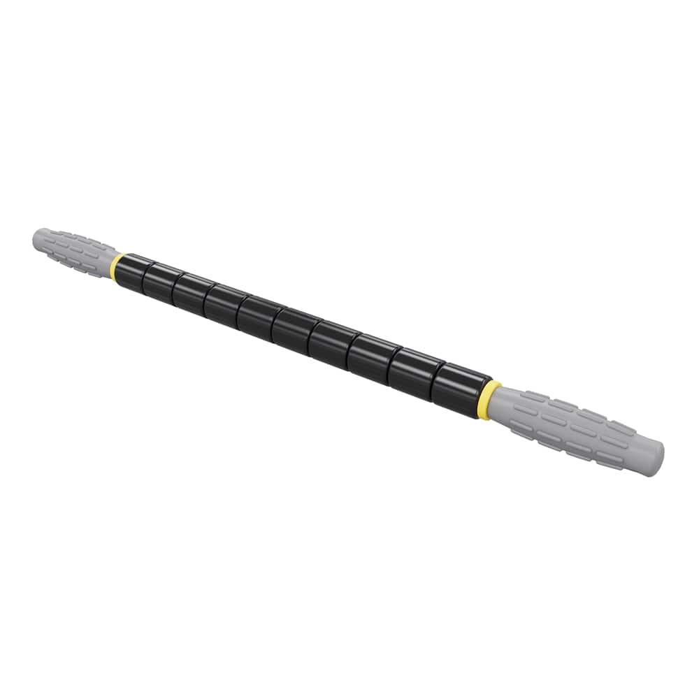 Power Systems - Muscle Massage Roller Stick - 21" Muscle Roller Reduce Soreness, Back Pain & More - Black/Gray