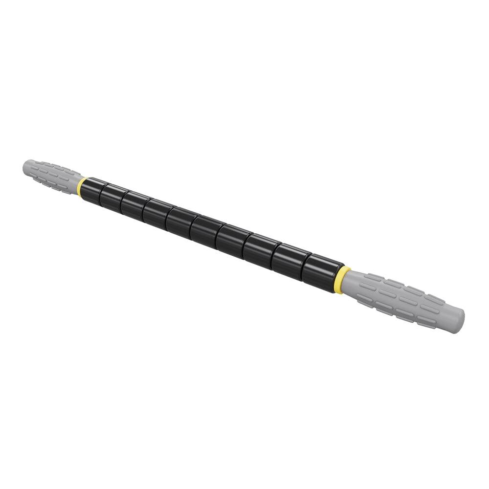 Front. Power Systems - Muscle Massage Roller Stick - 21" Muscle Roller Reduce Soreness, Back Pain & More - Black/Gray.