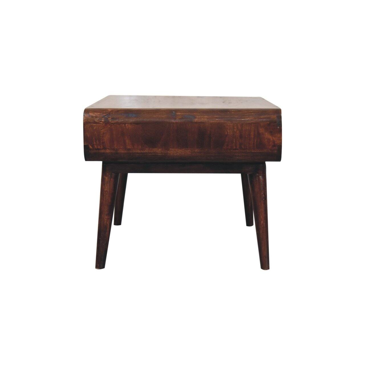 Alt View 6. Artisan Furniture - Artisan Furniture Solid Wood Curved California Walnut Coffee Table - Brown.