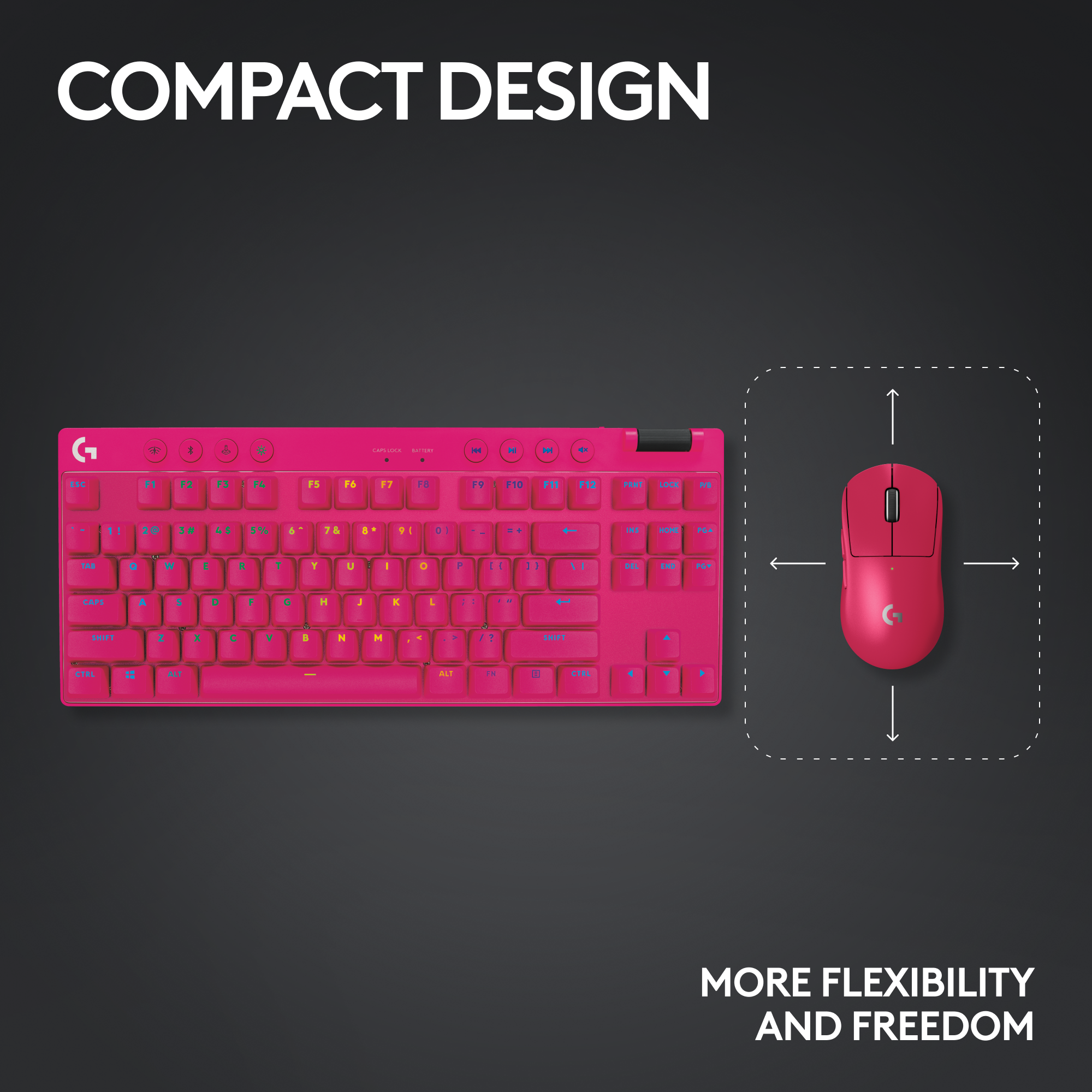 Compact Design - More Flexibility and Freedom.