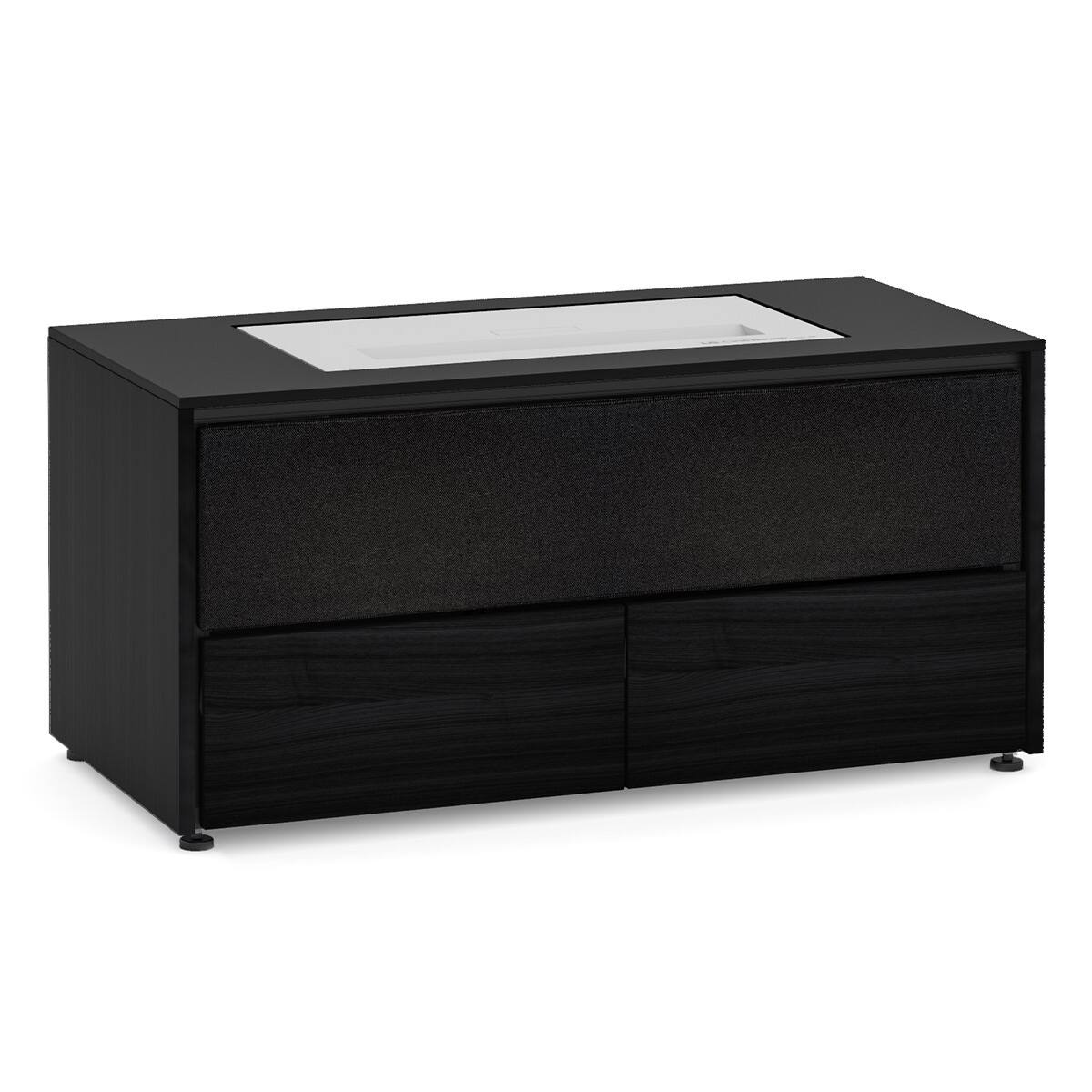 Front. Salamander Designs - Salamander Designs Chameleon Collection Siena 229 Projector Integrated Cabinet for LG HU85LA Projector - Black Oak.