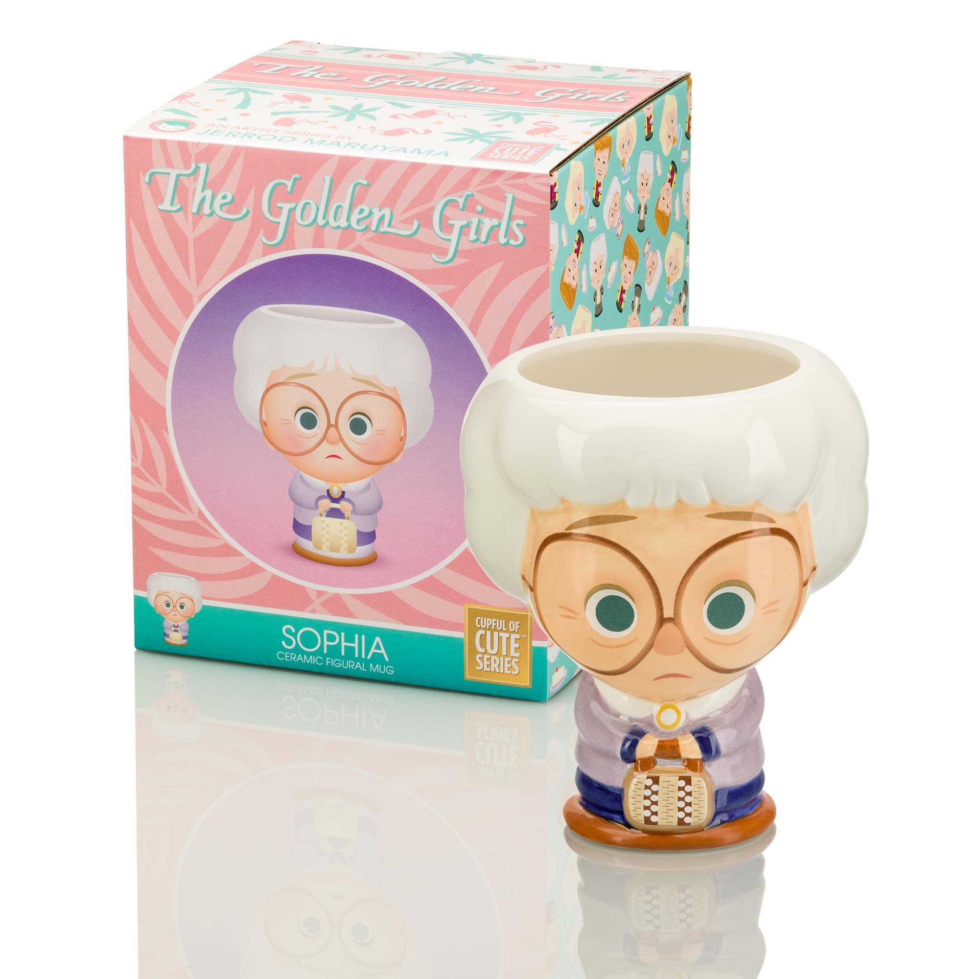 The Golden Girls CERAMIC SOPHIA FIGURAL MUG CEO cOnea O 10 SOPHIA CUPFUL OF CUTE SERIES ZEBE2 3TU) 955099