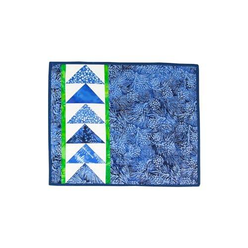 Angle. AccuQuilt - June Tailor Inc Quilt As You Go Placemats Alberta Skies 4pk Kits, Multi - Multi.