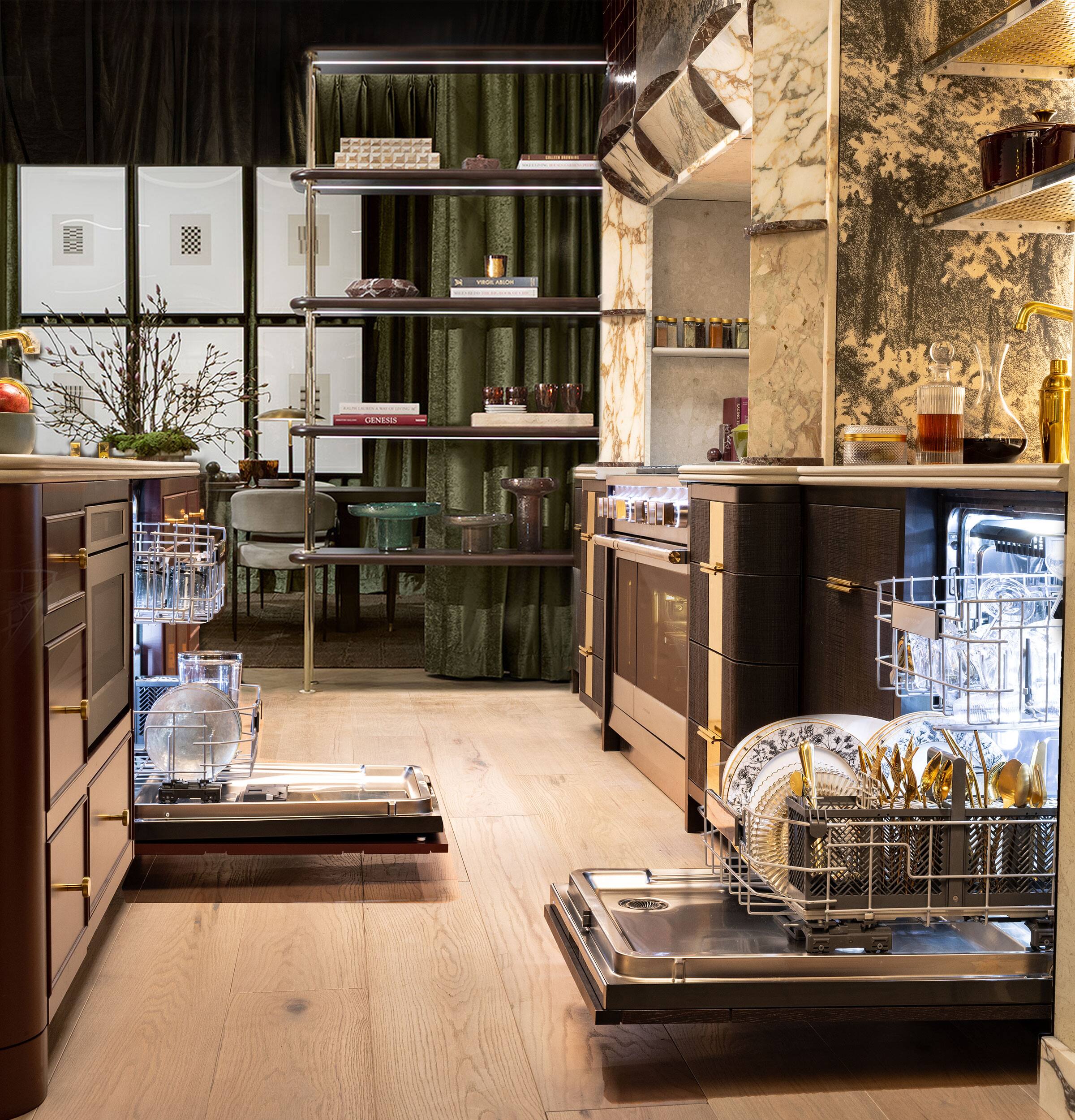 Alt View 13. Monogram - 24" Top Control Smart Built-In Stainless Steel Tub Dishwasher w/ Adjustable 3rd Rack, 37 dBA, and Advanced Water System - Custom Panel Ready.