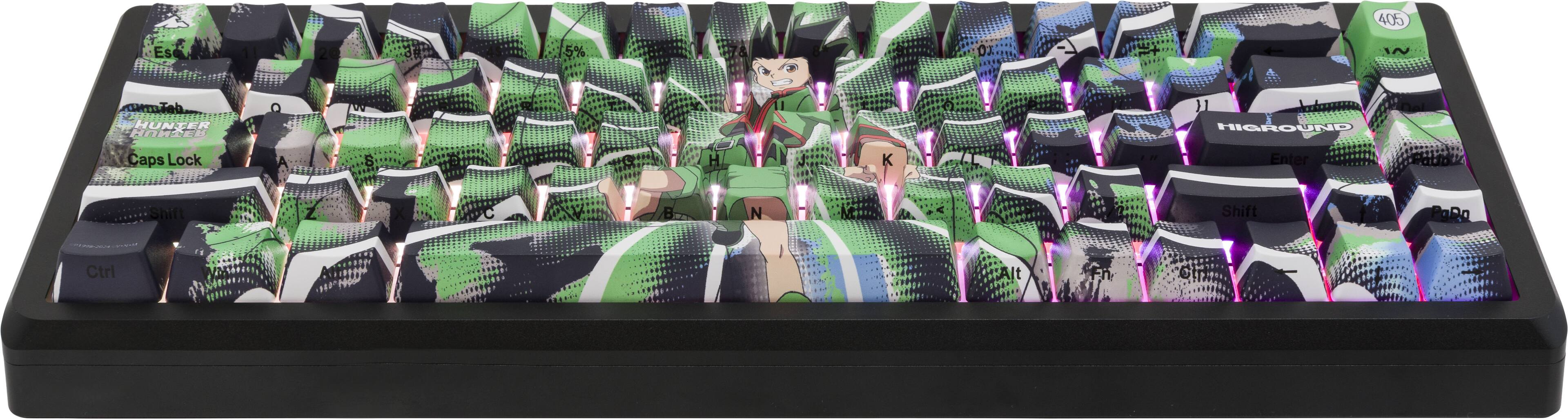 The text on the image reads: "Ese 11 20 3g G 5% 405 I~ T Teb 211119111971T HUNTER HOZEH P 8 Lbsae HIGROUUND Caps Lock H K Enter Shift X B N Shift Parg - ... Ctrl t."