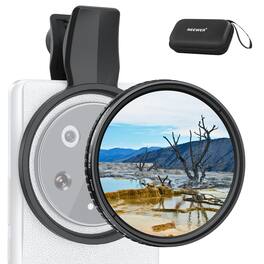 Neewer - 67mm Clip-On Variable ND2-32 Filter for Phone, ND Adjustable, for Android/Samsung/Google/Huawei, FL-B21