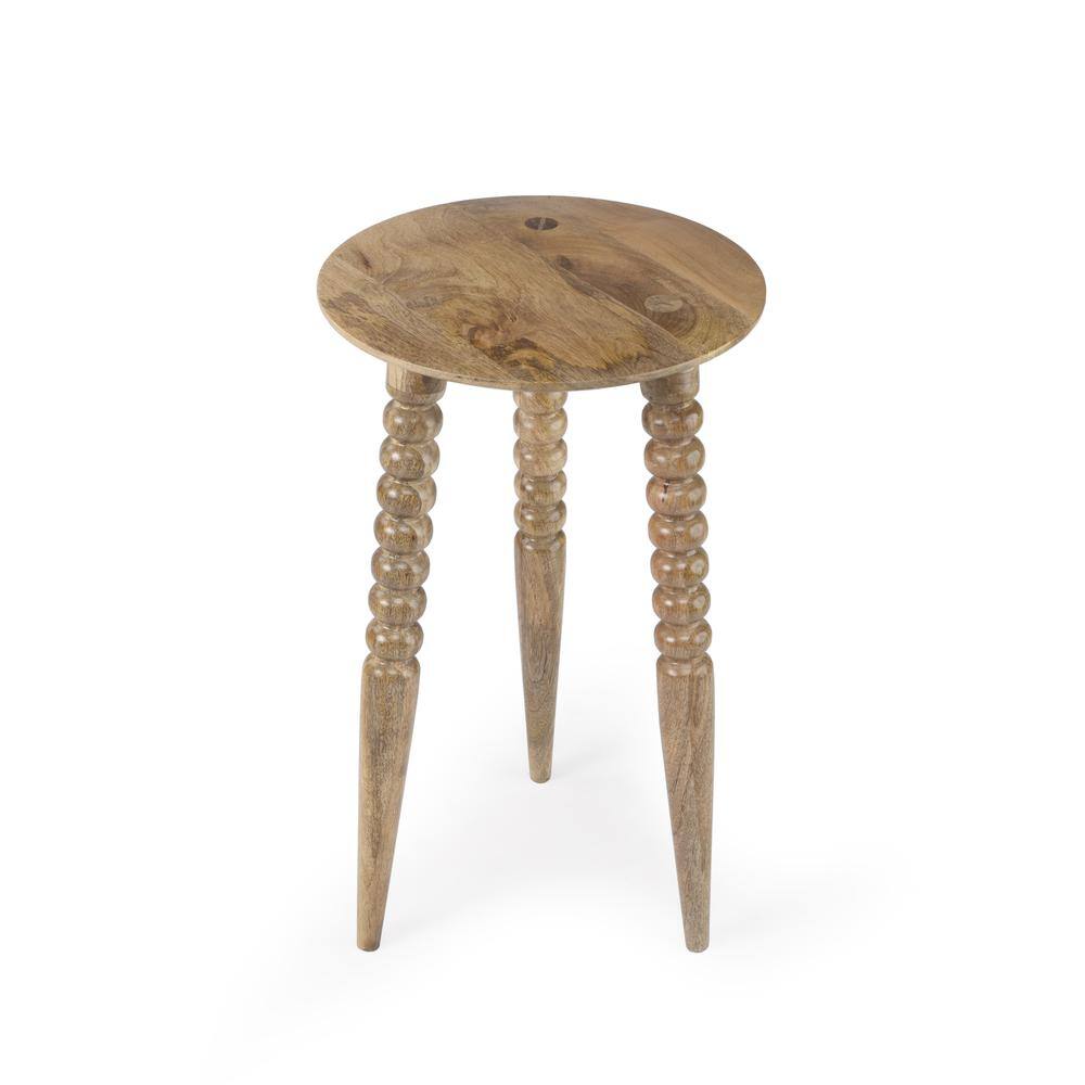 Alt View 1. Butler Specialty - Fluornoy Wood Side Table - Light Brown.