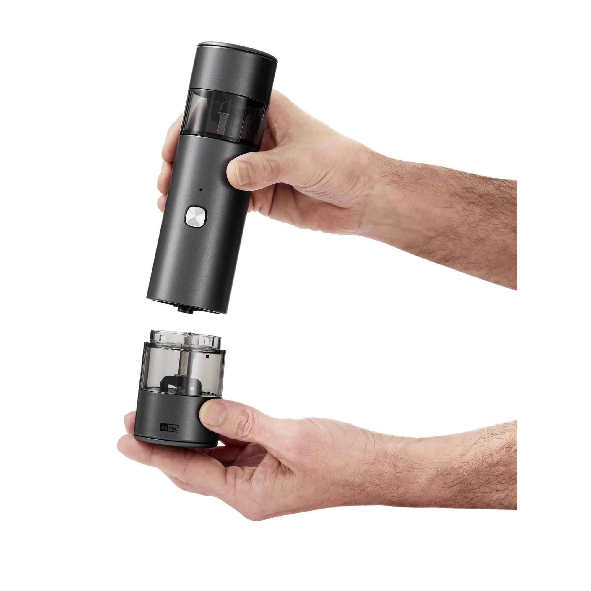 Alt View 2. Ad Hoc - Electric pepper and salt mill double imill duo, dark gray - Dark grey.
