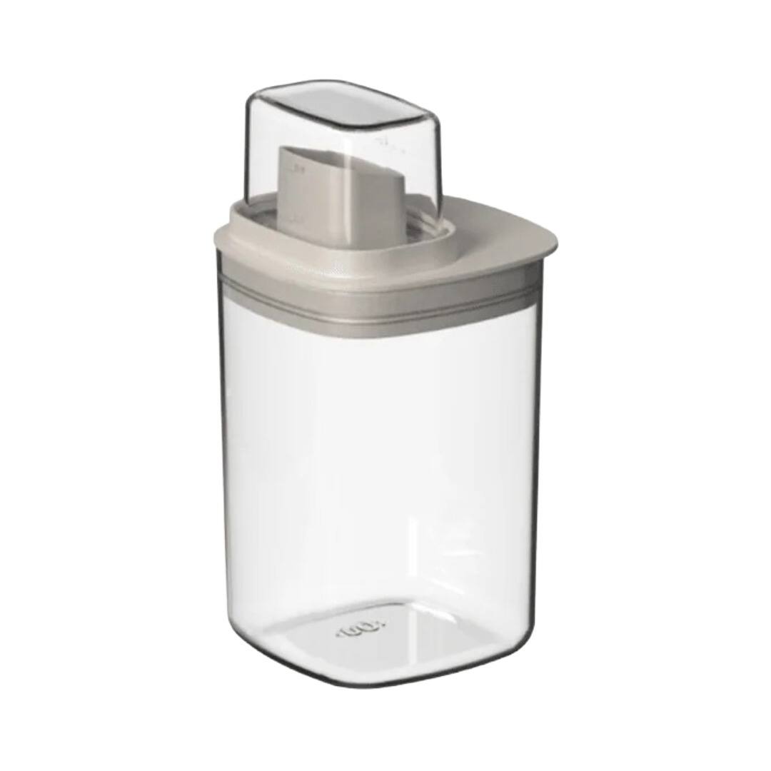 OU - 34 oz Clear Laundry Detergent Dispenser with Measuring Cap, Airtight Soap & Detergent Organizer - Beige price history on PriceWatchPro