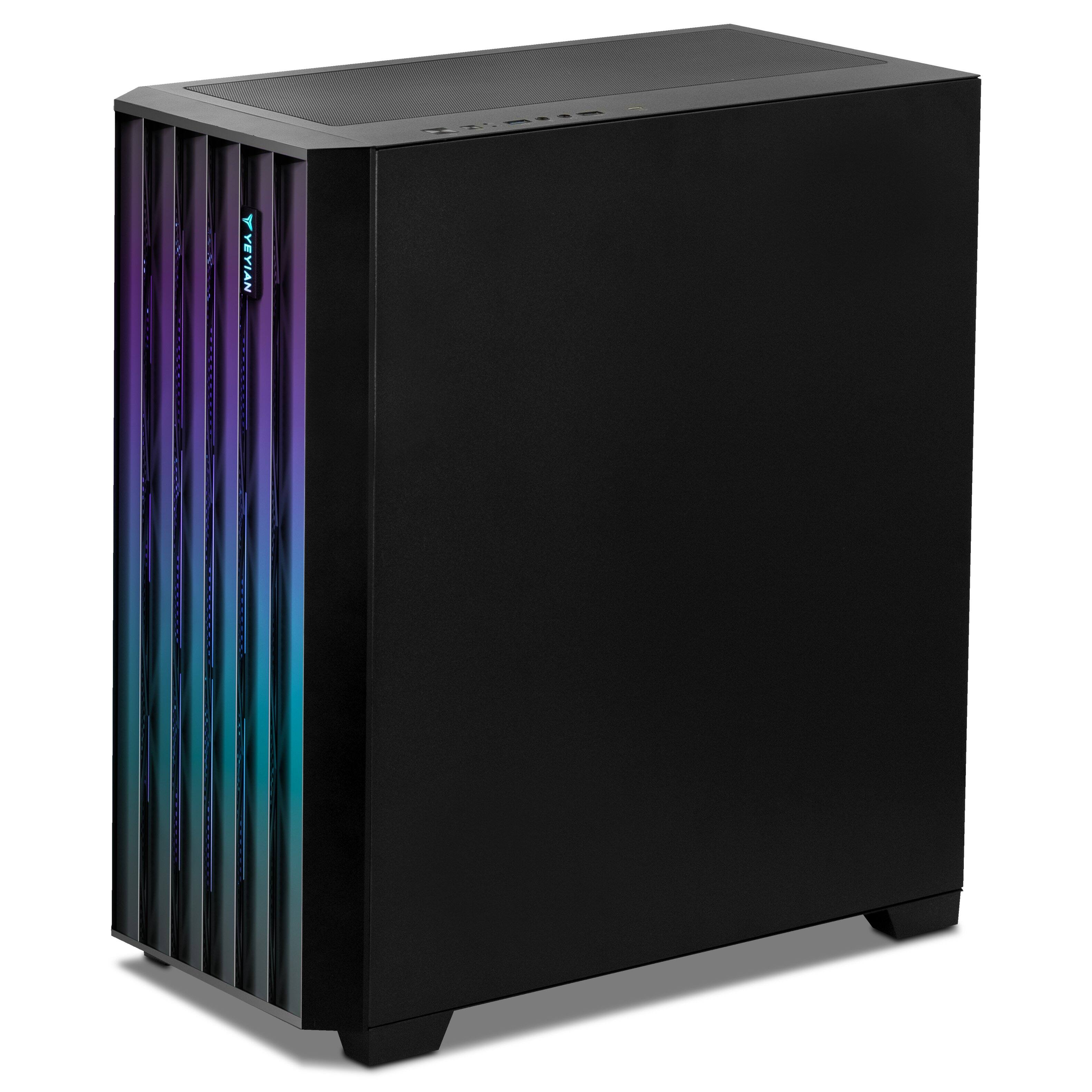 Alt View 2. YEYIAN - YEYIAN Gaming PC. Intel Core i5 14400F, NVIDIA RTX 4070 12GB GDDR6X, 1TB NVMe, 32GB DDR5, 650W. Model  YPI-PG44F0C-4701B.