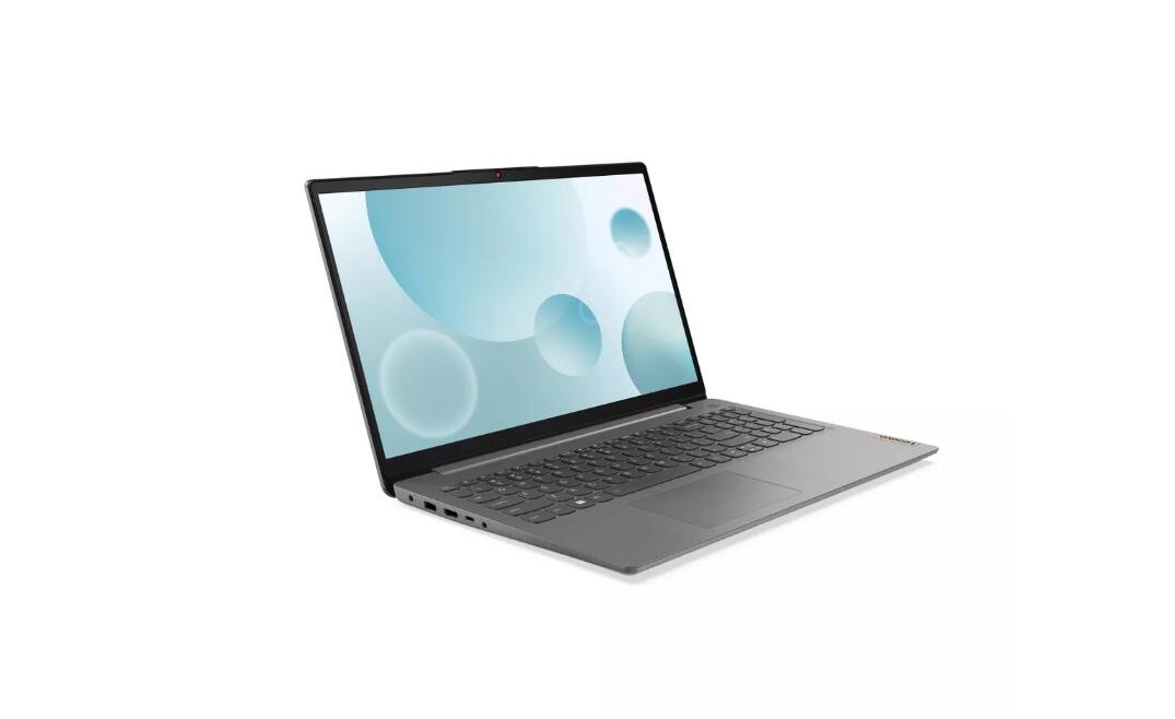 Left. Lenovo - Lenovo Laptop 82RK00YDUS 15.6" Touchscreen Intel i7-1255U 8GB RAM 512GB SSD Windows 11 Home - Gray - Gray.