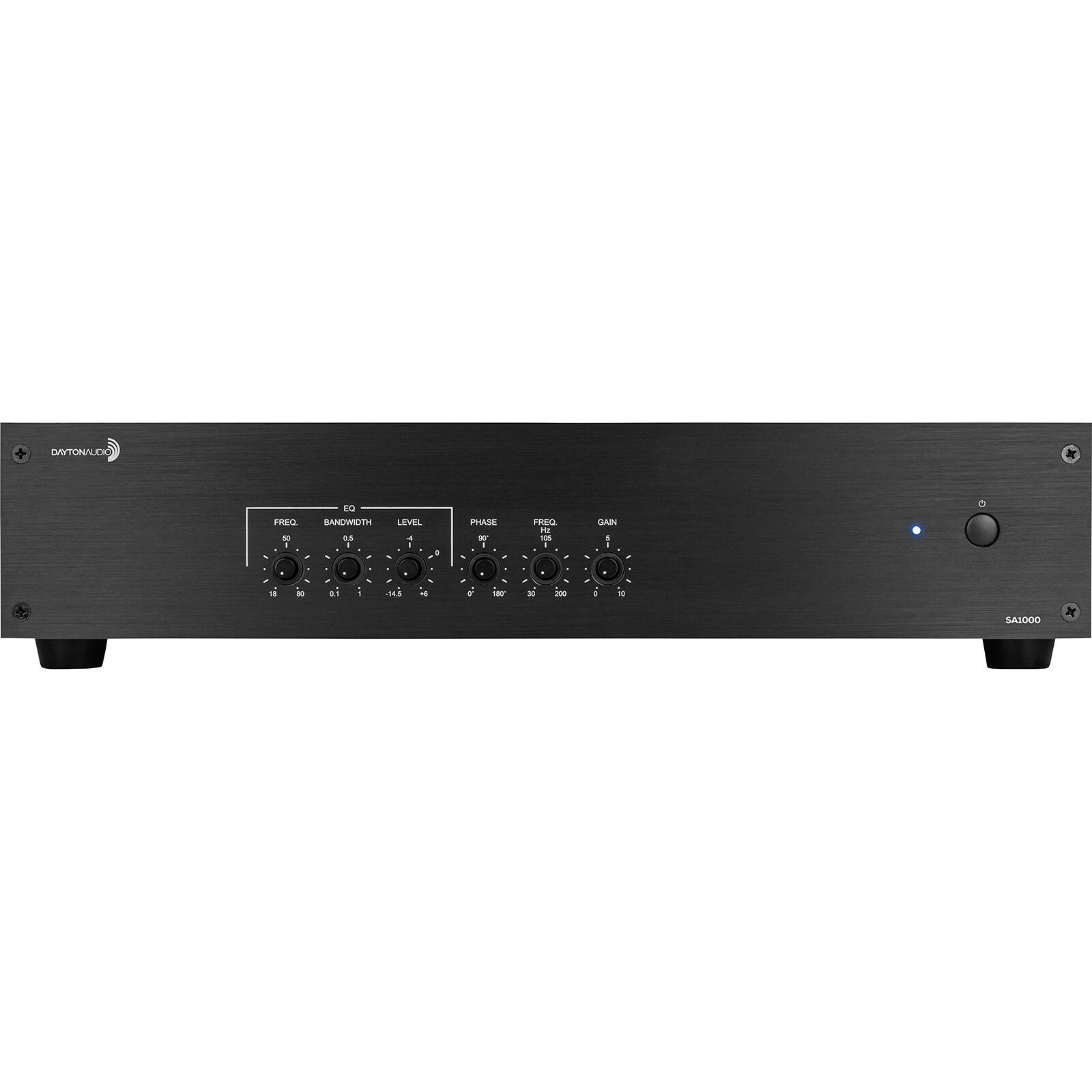 DAYTONAUDIO
FREQ 50
EQ BANDWIDTH 0.5
LEVEL 4
PHASE 10
FREQ 105
GAIN 5
.
0
0
a
50
0.1
1
-14.5
&
r
150
x
200
0
0
SA1000