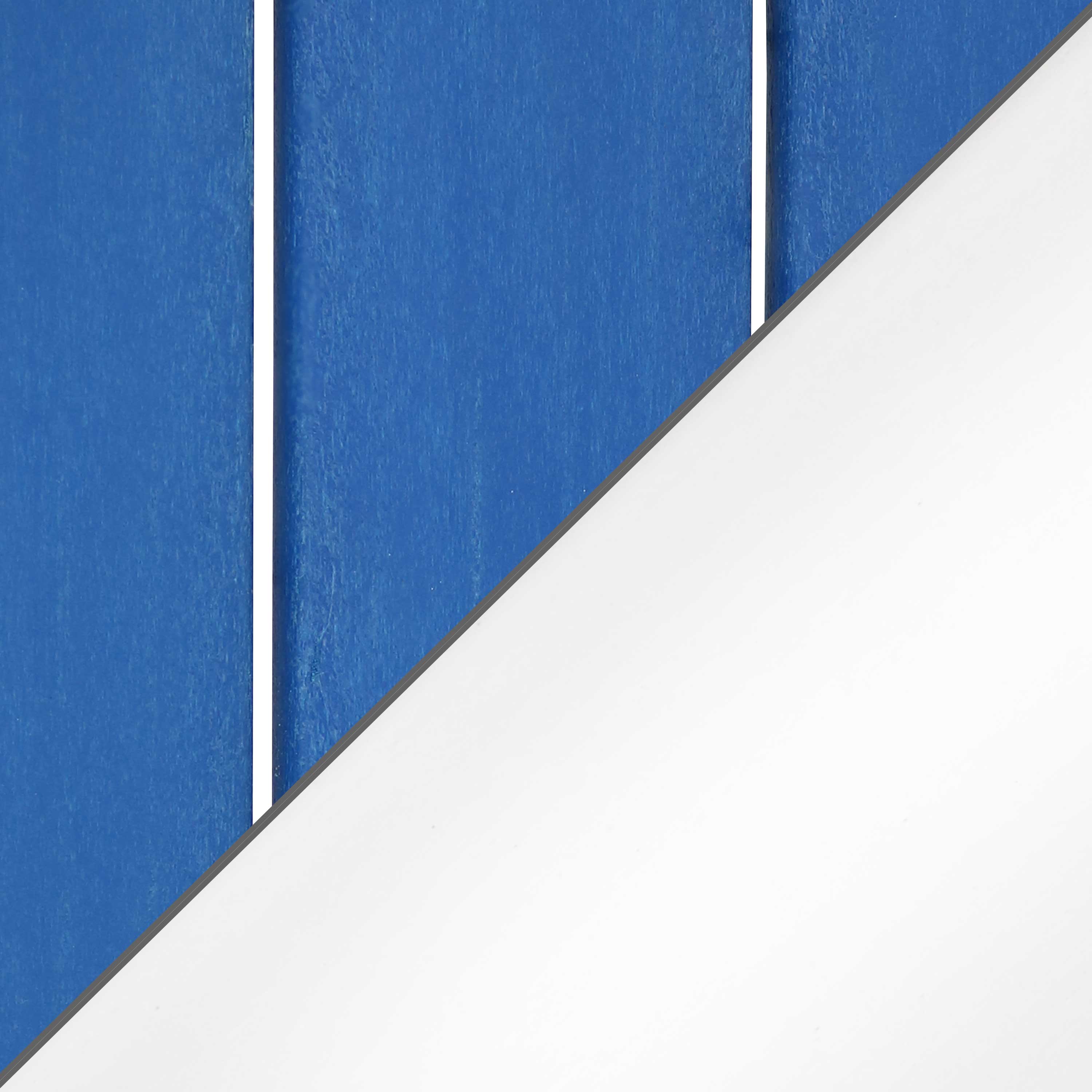 Alt View 4. Sunnydaze - HDPE Adirondack Chair with Drink Holder - Set of 2 - Blue and White.