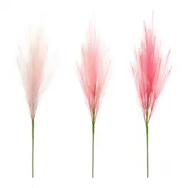 BreeBe - Assorted Pink Plume Spray (Set of 3) - Pink, Green