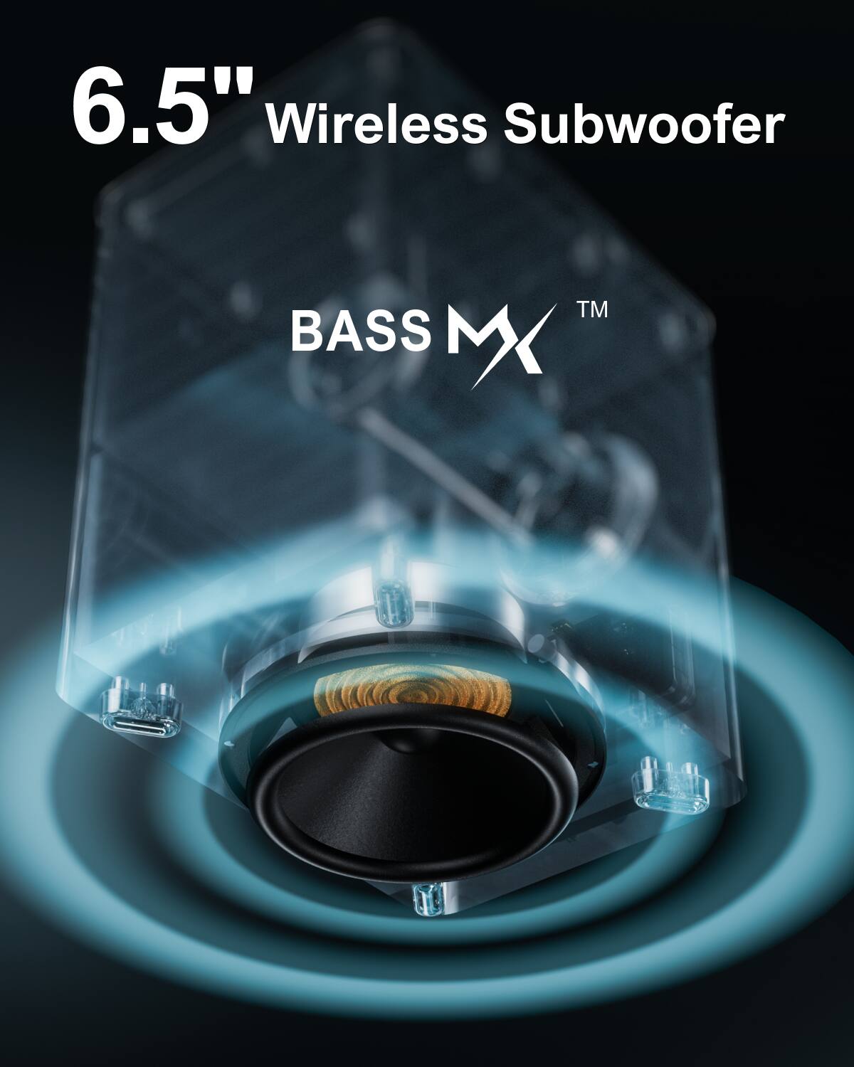 6.5" Wireless Subwoofer BASS MX™