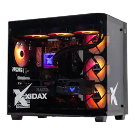 Xidax - X-6 Onami Gaming PC - AMD Ryzen 7 9800X3D, Radeon RX 9070XT 16GB, 32GB DDR5, 2TB NVMe, Window 11 Home - Black