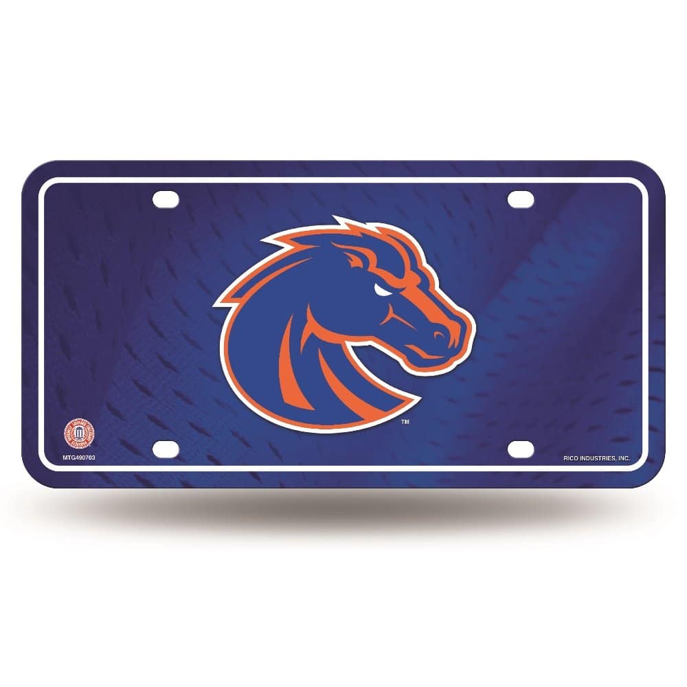Rico Industries - Boise St. Broncos 12x6 inch Metal License Plate - Multi