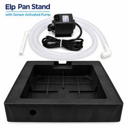 Equator - 5-Inch High Pan Stand with Sensor-Activated Pump for 24-Inch Front Load Washers