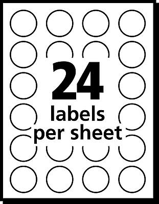 24 labels per sheet