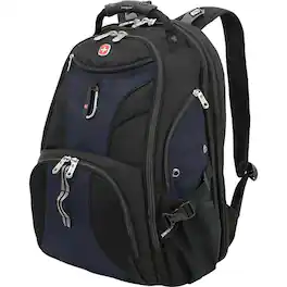 SwissGear - Scansmart Backpack - Fits Up To 17In Laptop Tsa Blk - Blue