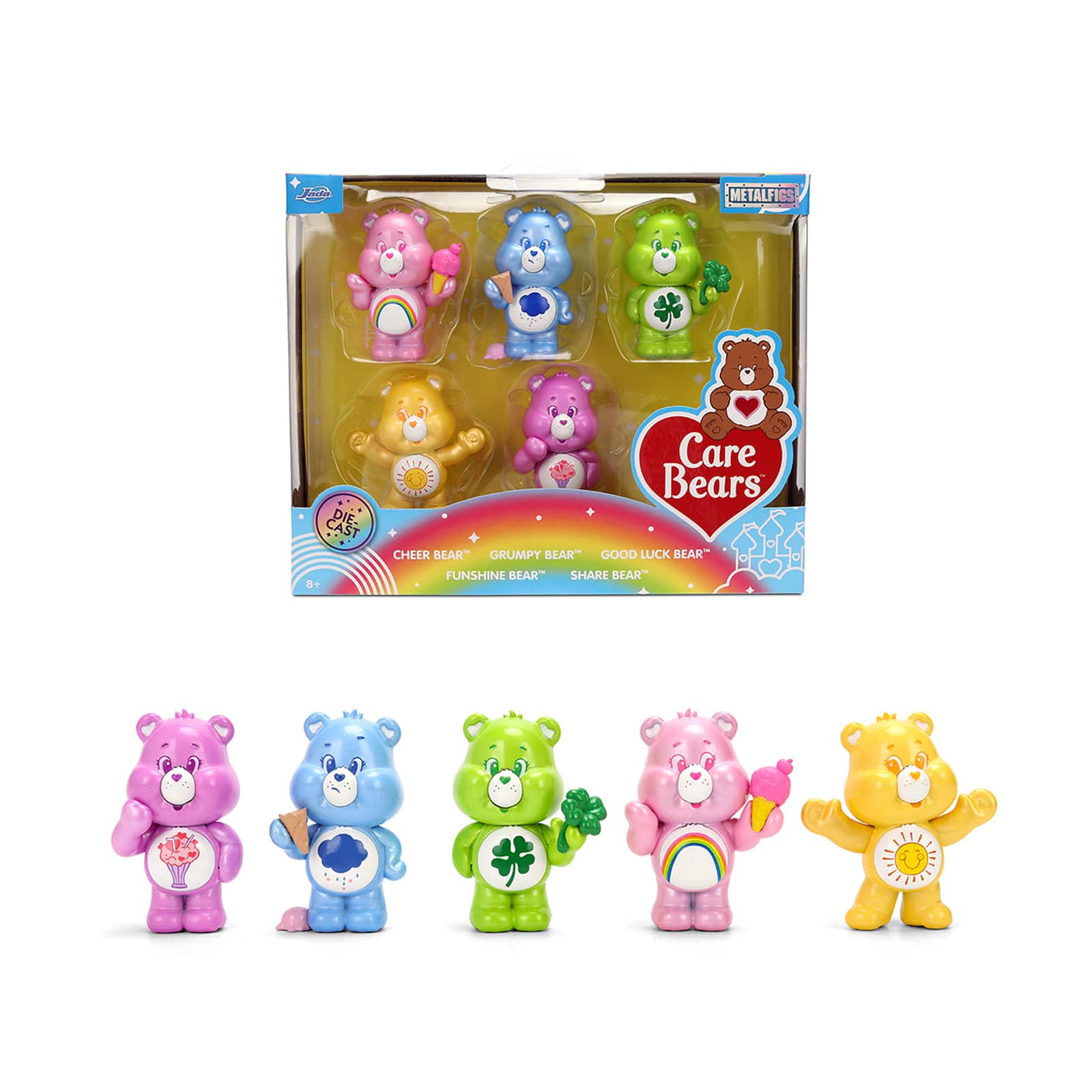 "Set of 5 Diecast Figures ""Care Bears"" ""Metalfigs"" Series Diecast Models by Jada" price history on PriceWatchPro