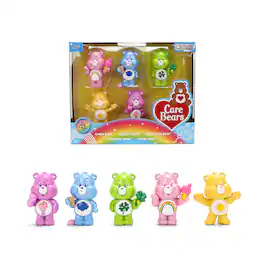 Set of 5 Diecast Figures "Care Bears" "Metalfigs" Series Diecast Models by Jada