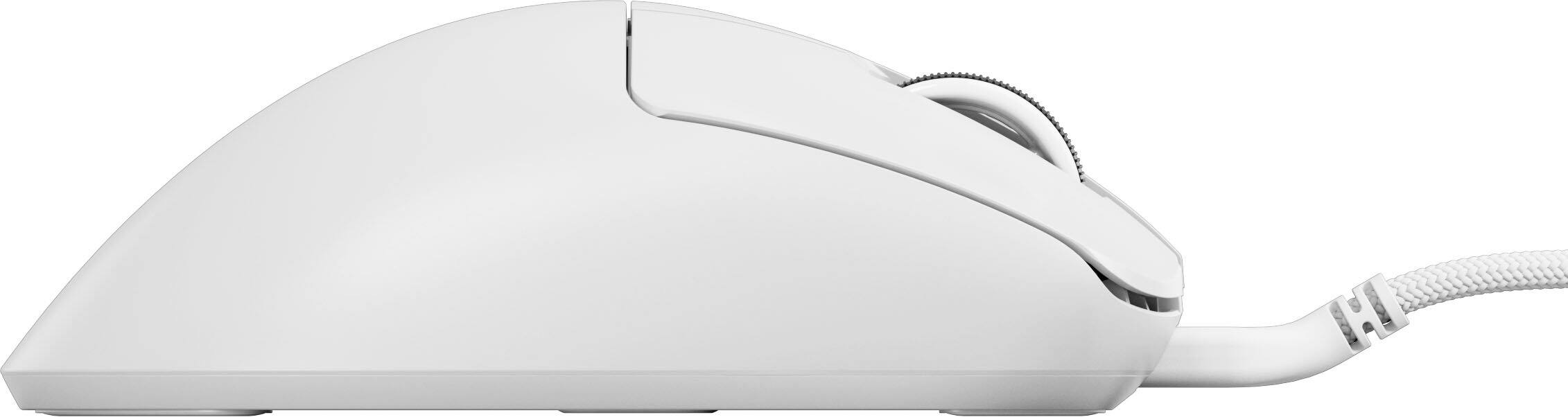 Alt View 2. Pulsar - Xlite Medium Wired Mouse - White.
