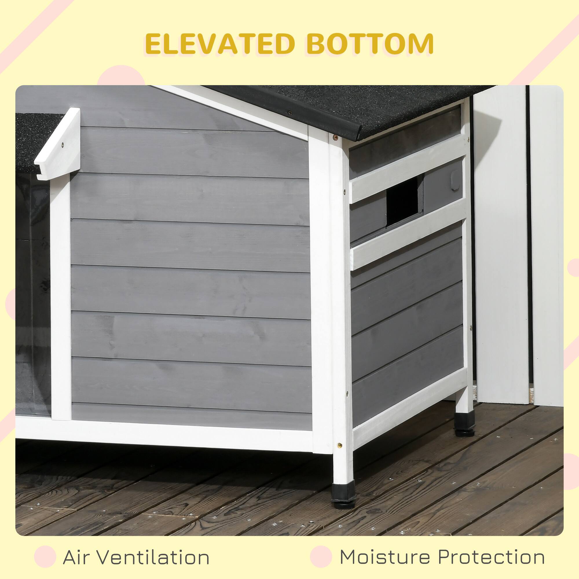 ELEVATED BOTTOM

- Air Ventilation
- Moisture Protection