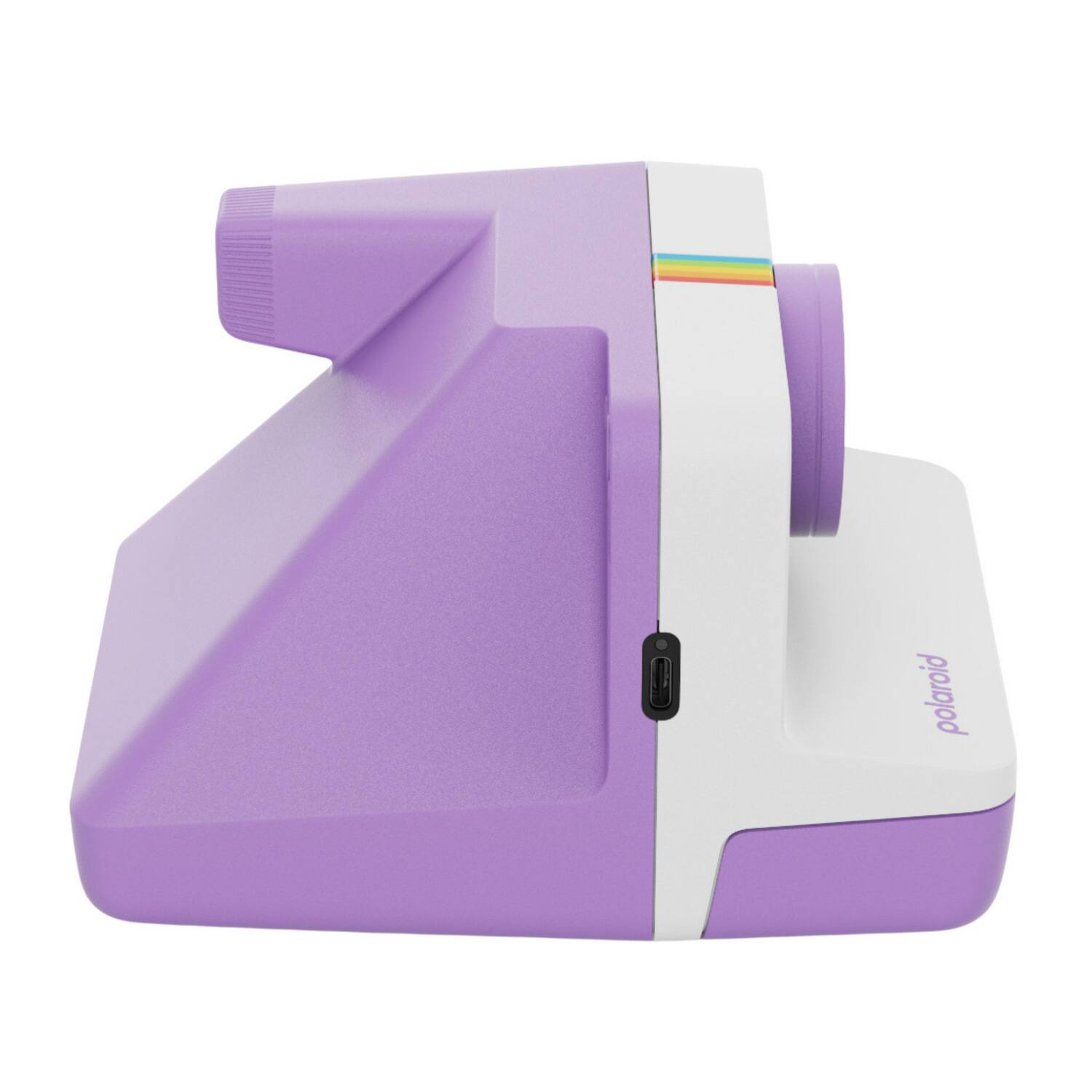 Back. Polaroid - Now Generation 3 Purple Analog Instant Camera with Tripod Mount Bundle.