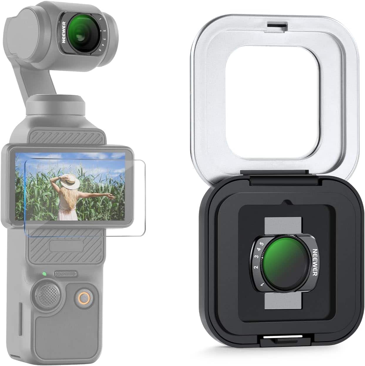 Neewer - Magnetic ND2-32 Filter for DJI Osmo Pocket 3