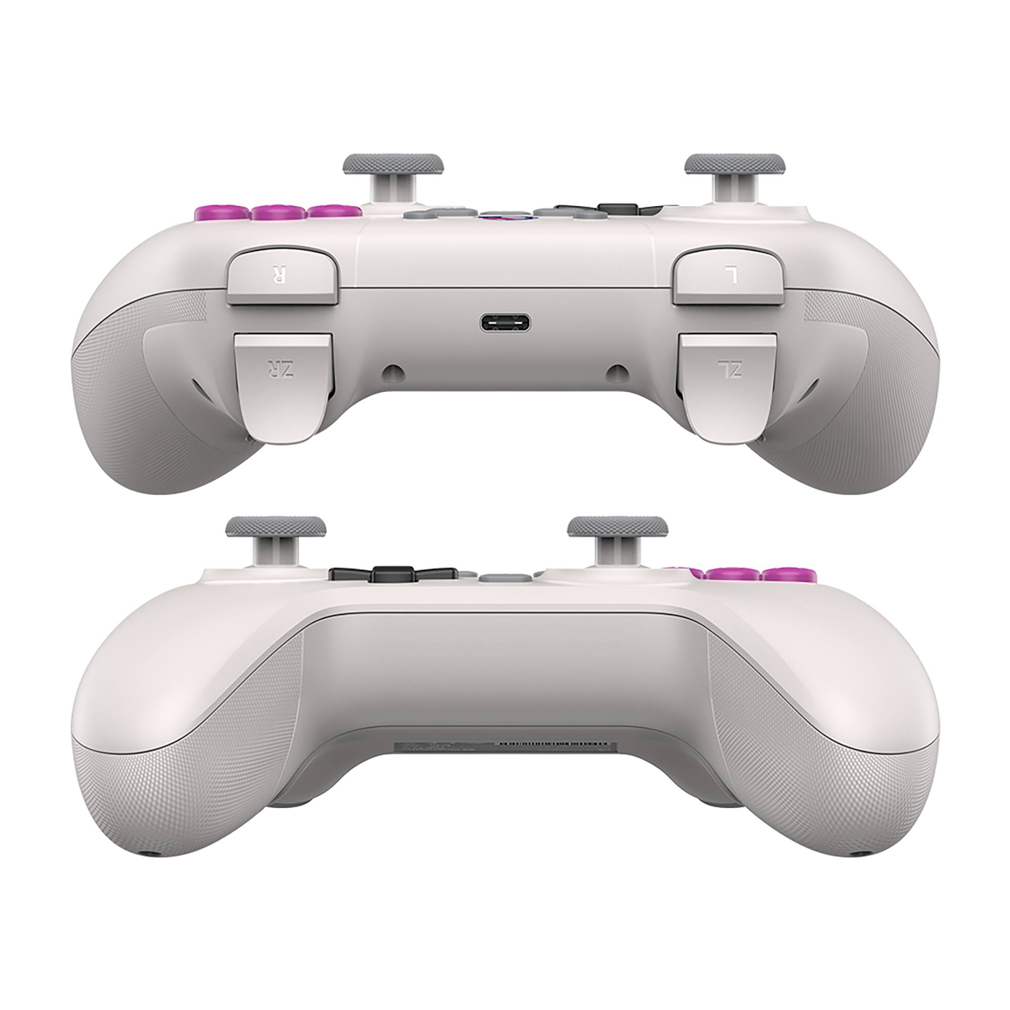 Left. GameSir - Nova Wireless HD Rumble Controller for Nintendo Switch, PC, Steam with Hall effect Sticks, Motion Control & RBG Lighting - White.
