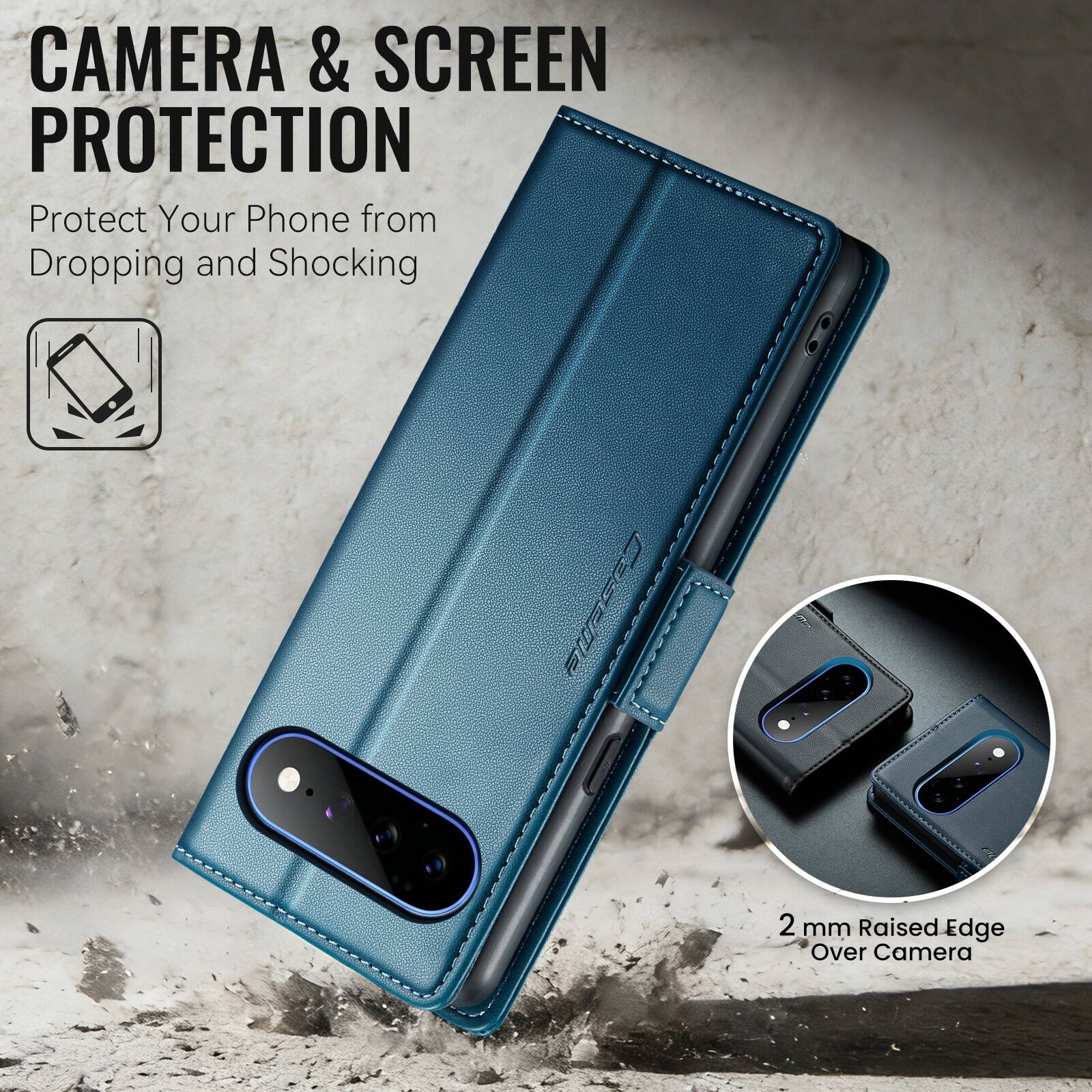 CAMERA & SCREEN PROTECTION  
Protect Your Phone from Dropping and Shocking  

2 mm Raised Edge Over Camera