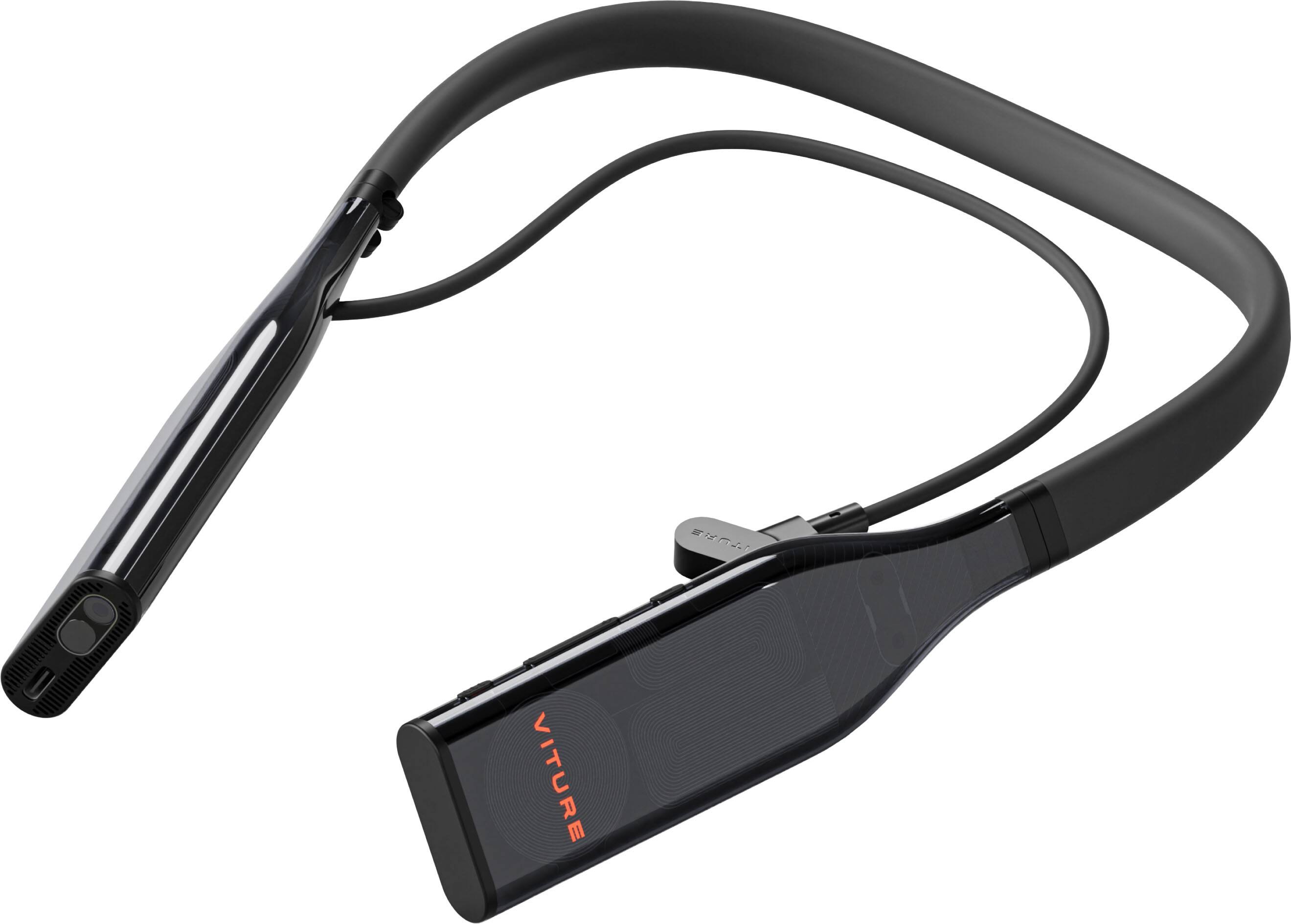Alt View 2. VITURE - Pro Neckband - Multi-screen/3DoF/Smooth Follow/Ambient Mode, 3D Player, AI Assistant - 12GB+256GB - Black.