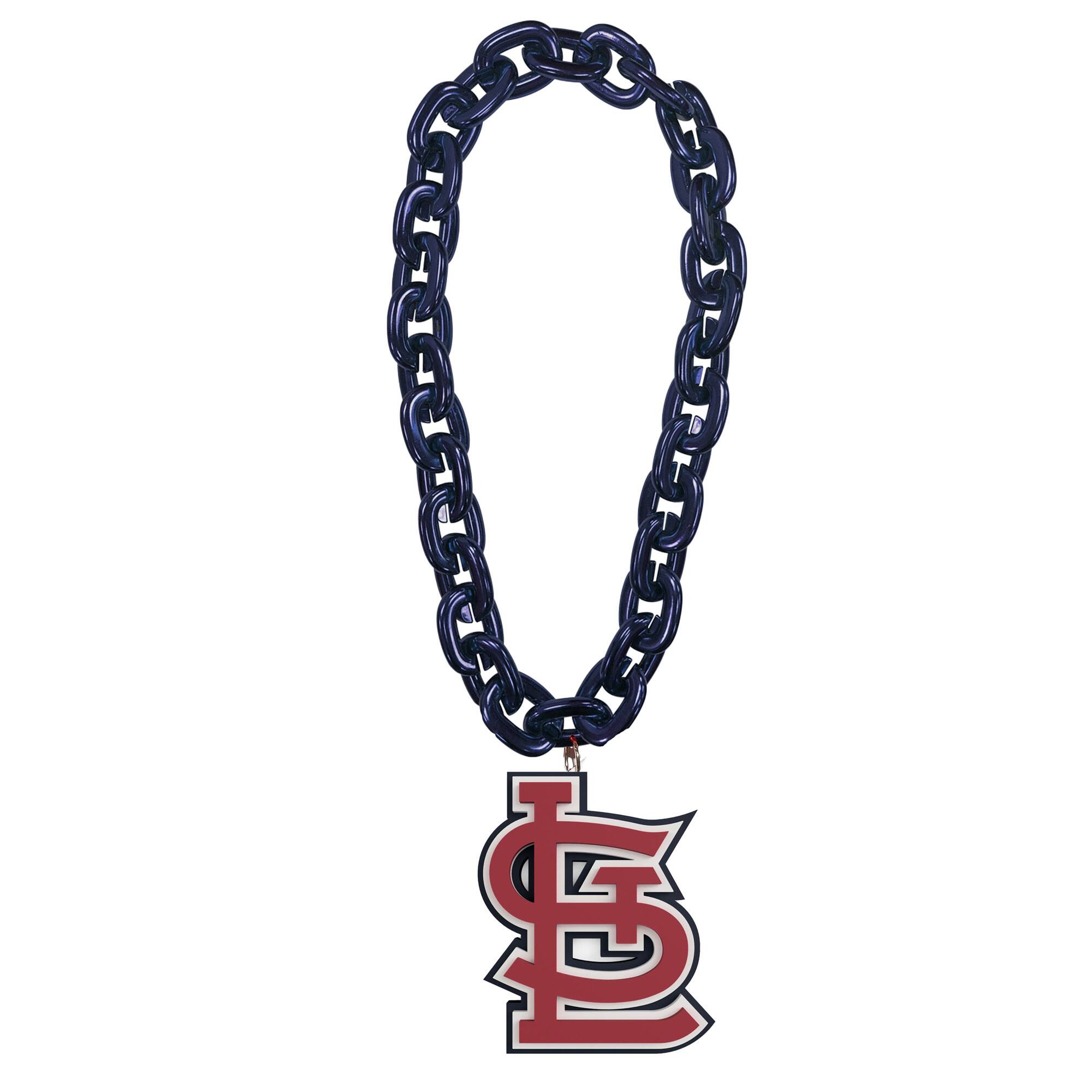 Front. FanFave - Navy Team Logo Fan Chain - Navy.
