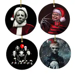 OrnamentallyYou - Horror Movie Ornament Bundle - Multi-colored