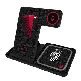 Keyscaper - Black Atlanta Falcons 3-in-1 Charging Station - Black