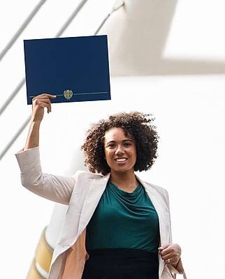 Alt View 3. Great Papers - Great Papers Classic Crest Certificate Holders, 8.5" x 11", Navy, 5/Pack (903115) - Navy.