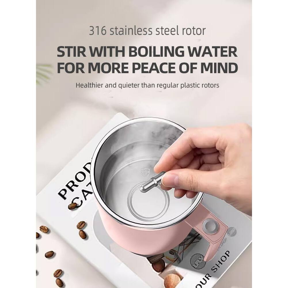 316 stainless steel rotor  
STIR WITH BOILING WATER FOR MORE PEACE OF MIND  
Healthier and quieter than regular plastic rotors  

PRO  
CA  
SHOP OUR