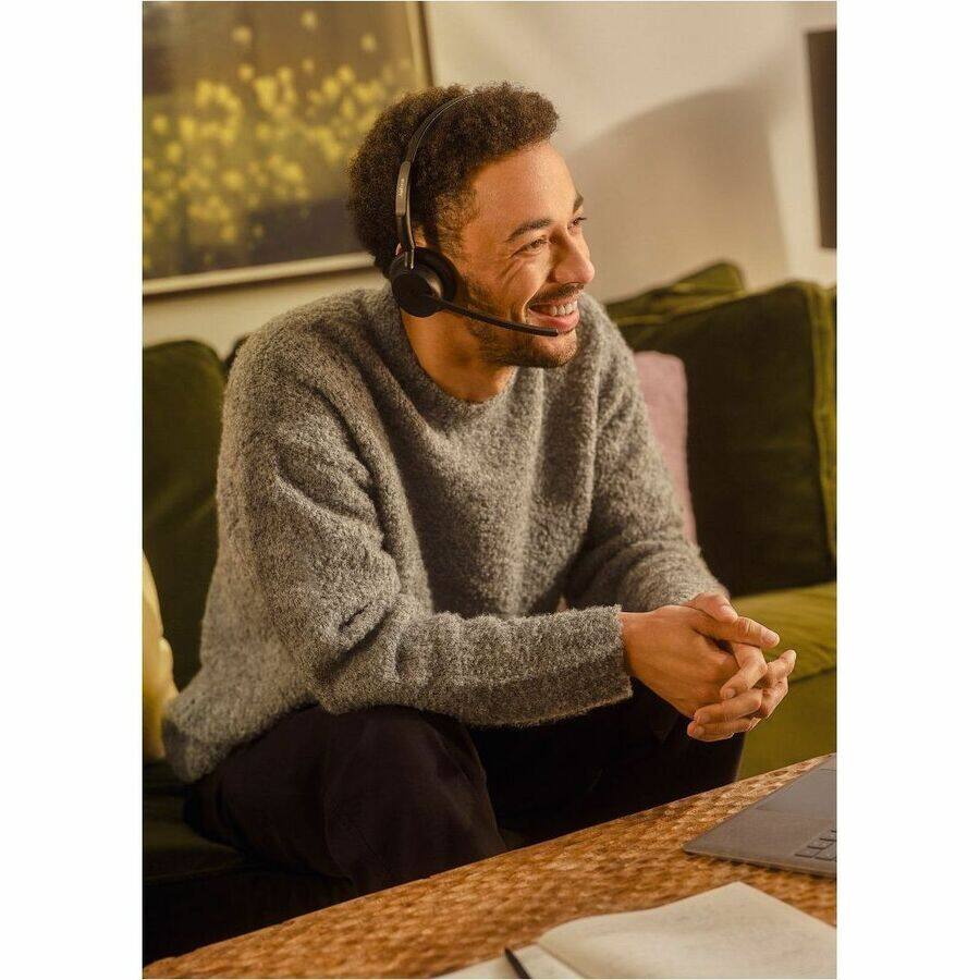 Alt View 1. Jabra - Jabra Evolve3 45 MS - USB-A with Dongle - Stereo - Microsoft Teams Certification - Stereo - Wired/Wireless - Bluetooth - Unknown.