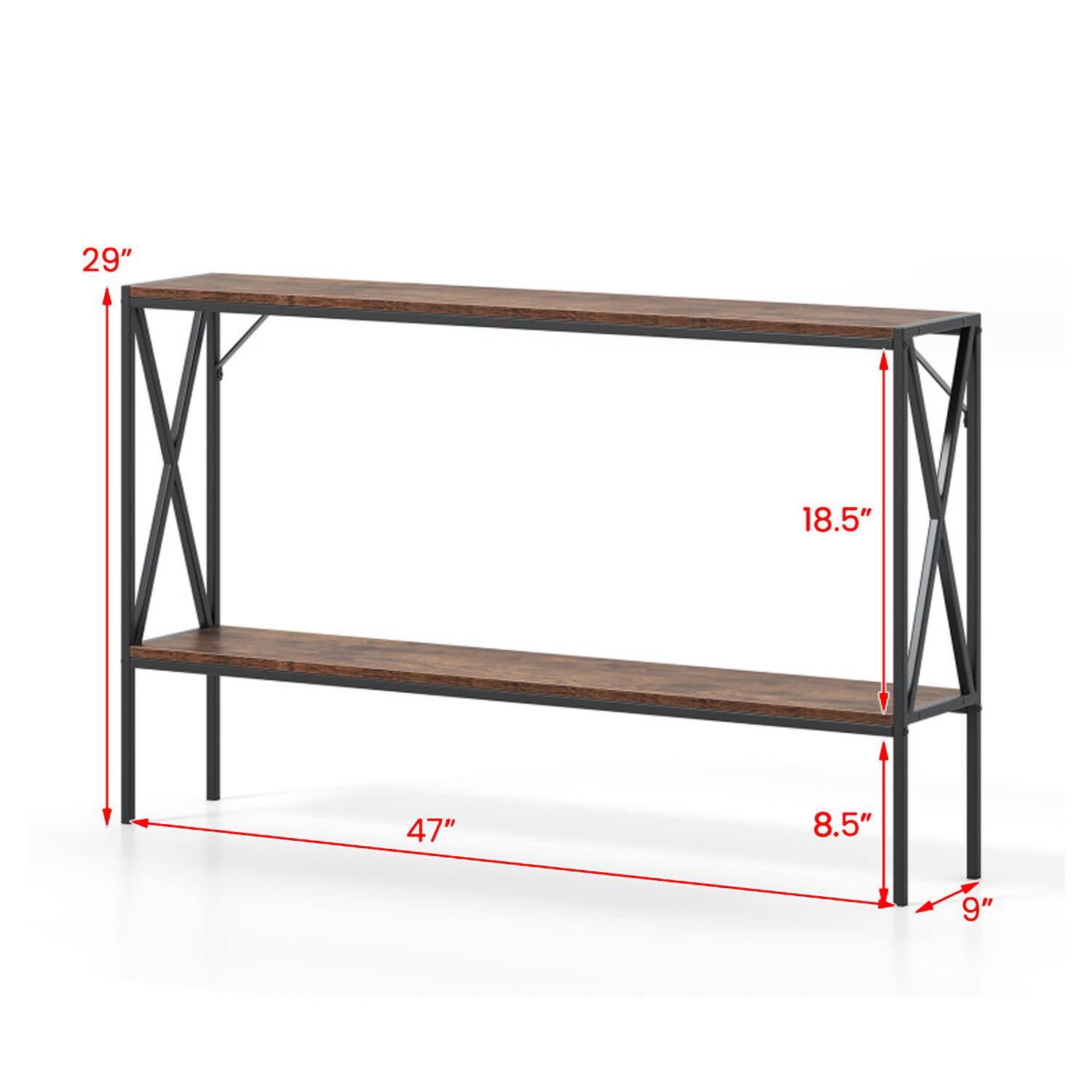 29" 18.5" 47" 8.5" 9"