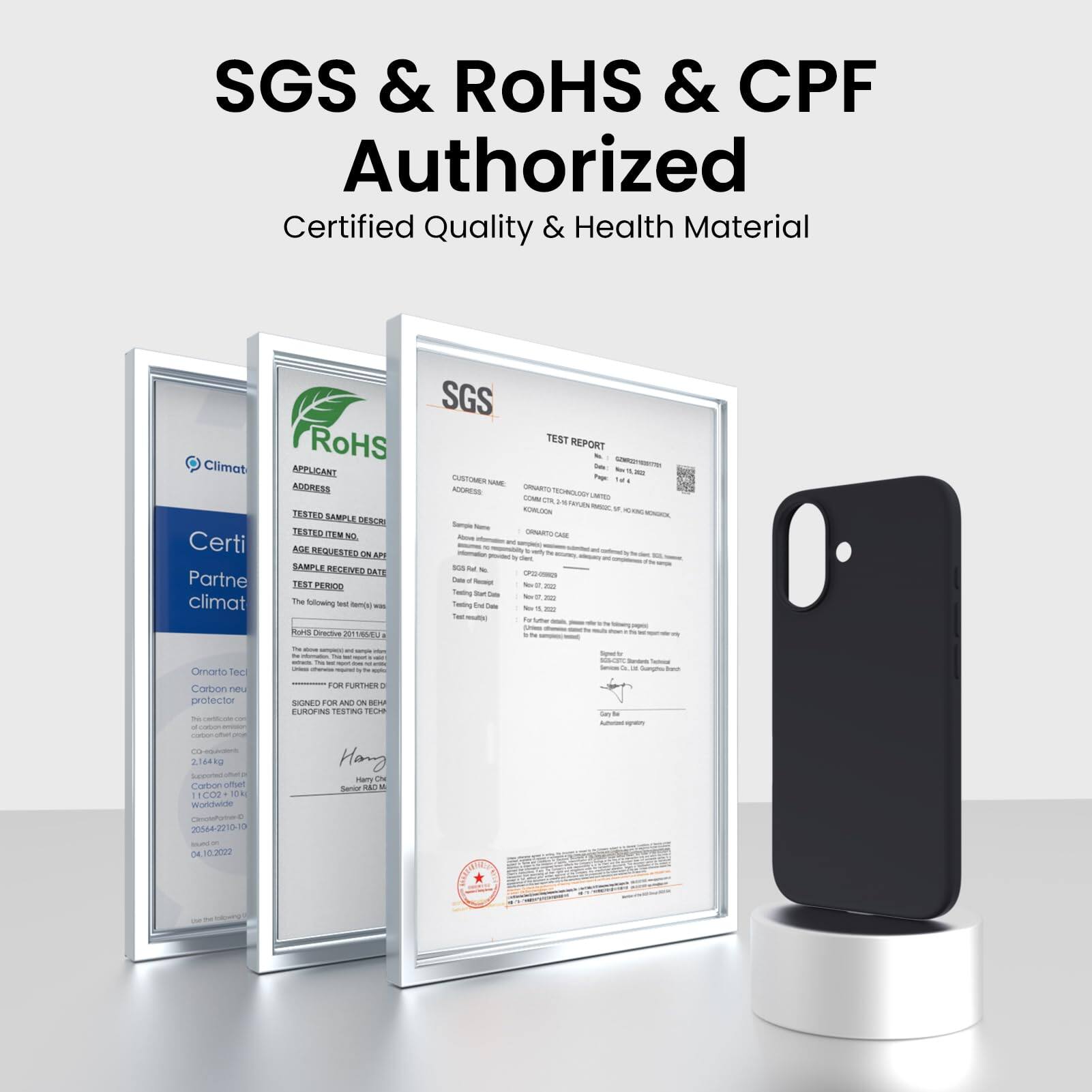 SGS & RoHS & CPF Authorized  
Certified Quality & Health Material  

Certified Partner  
climat  

SGS  
TEST REPORT  

APPLICANT  
ADDRESS  

TESTED SAMPLE DESC  
TESTED ITEM NO.  

AGE REQUESTED ON API  

TEST PERIOD  

The following test was carried out in accordance with the requirements of the relevant standard:  
IEC 62368-1:2018  

SGS TEST REPORT  
GUTME - CET  

Carbon neutral protector  

2.184kg  
Carbon offset  
11000 - 10k  
Worldwide  
20564-2210-10  
03022  

04.10.2022  

SGS  
TEST REPORT  

APPLICANT  
ADDRESS  

TESTED SAMPLE DESC  
TESTED ITEM NO.  

AGE REQUESTED ON API  

TEST PERIOD  

The following test was carried out in accordance with the requirements of the relevant standard:  
IEC 62368-1:2018  

SGS TEST REPORT  
GUTME - CET  

Carbon neutral protector  

2.184kg  
Carbon offset  
11000 -