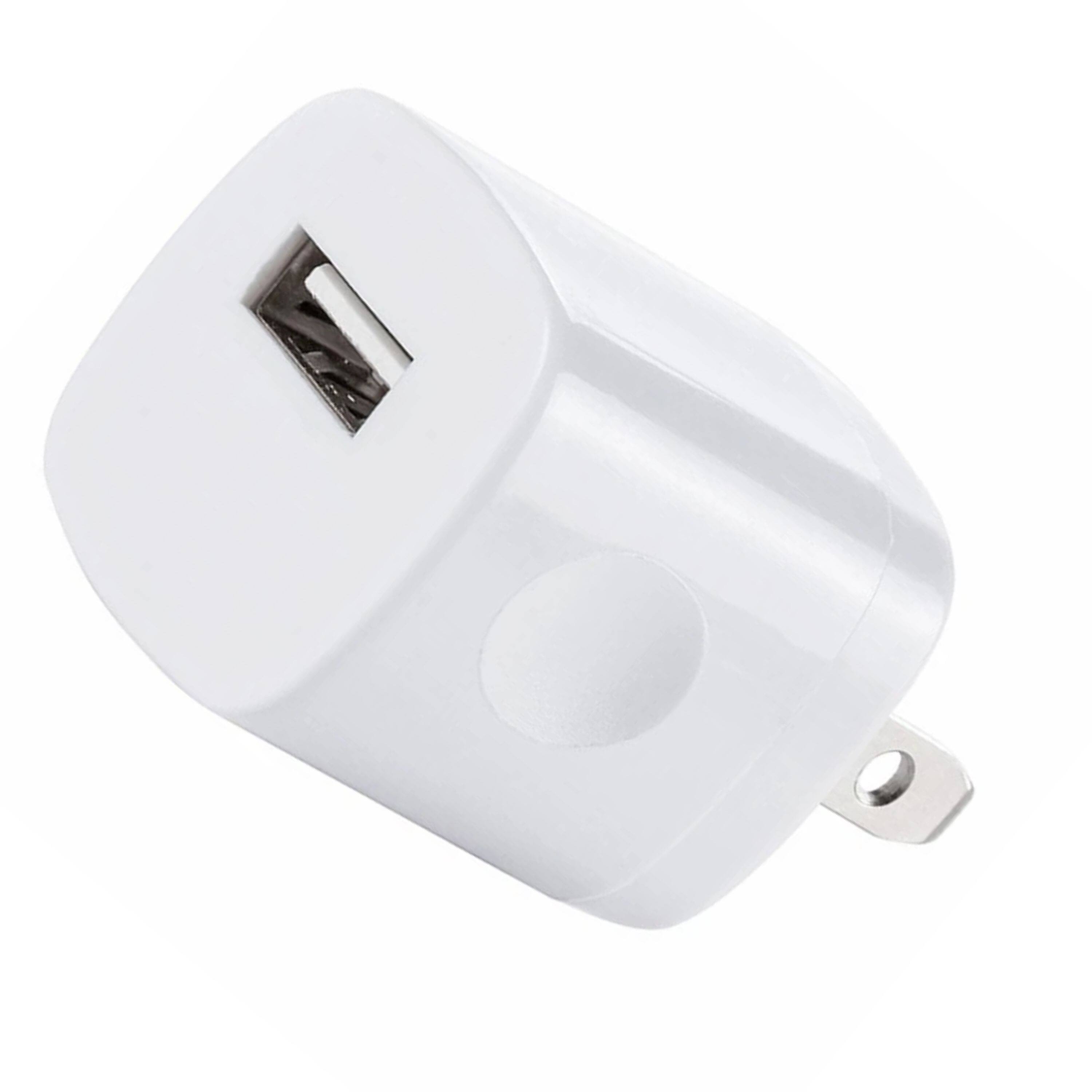 Angle. Kitcheniva - High-Speed USB Type C Car Charger White.